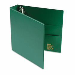 AVE79785 Heavy-Duty Vinyl EZD Ring Reference Binder, 1-1/2" Capacity, Green By AVERY-DENNISON