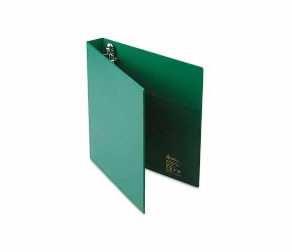AVE79789 Heavy-Duty Vinyl EZD Ring Reference Binder, 1" Capacity, Green By AVERY-DENNISON