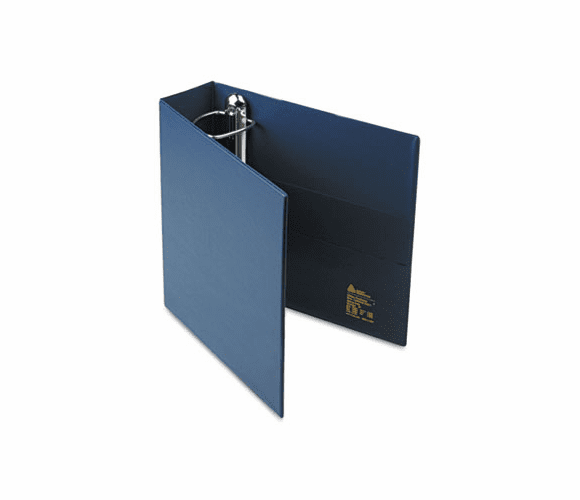 AVE79823 Heavy-Duty Vinyl EZD Ring Reference Binder, 3" Capacity, Navy Blue By AVERY-DENNISON