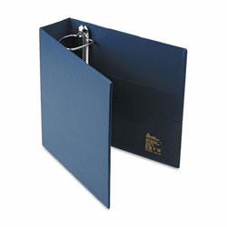 AVE79823 Heavy-Duty Vinyl EZD Ring Reference Binder, 3" Capacity, Navy Blue By AVERY-DENNISON