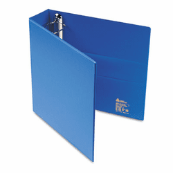 AVE79882 Heavy-Duty Vinyl EZD Ring Reference Binder, 2" Capacity, Blue By AVERY-DENNISON