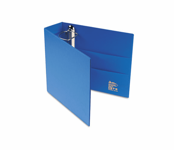 AVE79883 Heavy-Duty Vinyl EZD Ring Reference Binder, 3" Capacity, Blue By AVERY-DENNISON