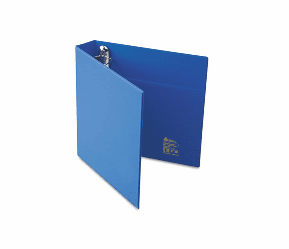 AVE79885 Heavy-Duty Vinyl EZD Ring Reference Binder, 1-1/2" Capacity, Blue By AVERY-DENNISON
