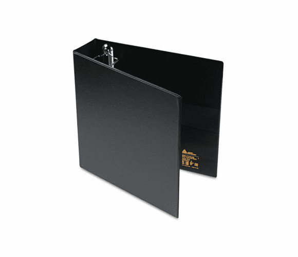 AVE79982 Heavy-Duty Vinyl EZD Ring Reference Binder, 2" Capacity, Black By AVERY-DENNISON