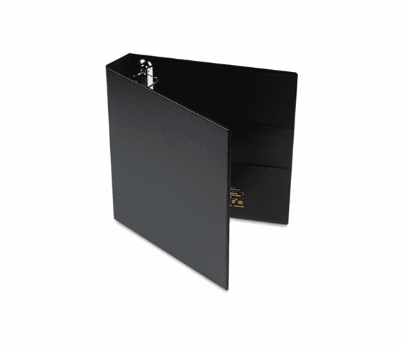 AVE79985 Heavy-Duty Vinyl EZD Ring Reference Binder, 1-1/2" Capacity, Black By AVERY-DENNISON
