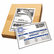 AVE8127 Shipping Labels with Paper Receipt, 5 1/16 x 7 5/8, White, 25/Pack By AVERY-DENNISON