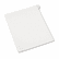 AVE82163 Allstate-Style Legal Side Tab Divider, Title: A, Letter, White, 25/Pack By AVERY-DENNISON