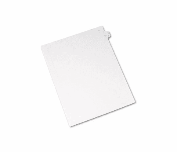 AVE82165 Allstate-Style Legal Side Tab Divider, Title: C, Letter, White, 25/Pack By AVERY-DENNISON