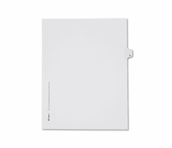 AVE82181 Allstate-Style Legal Side Tab Divider, Title: S, Letter, White, 25/Pack By AVERY-DENNISON