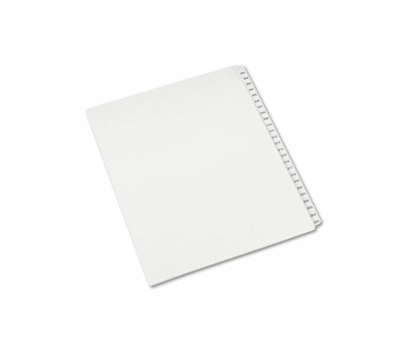 AVE82191 Allstate-Style Legal Side Tab Dividers, 25-Tab, 201-225, Letter, White, 25/Set By AVERY-DENNISON