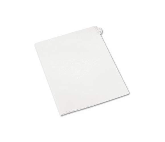AVE82200 Allstate-Style Legal Side Tab Divider, Title: 2, Letter, White, 25/Pack By AVERY-DENNISON