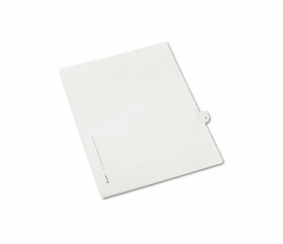 AVE82207 Allstate-Style Legal Side Tab Divider, Title: 9, Letter, White, 25/Pack By AVERY-DENNISON