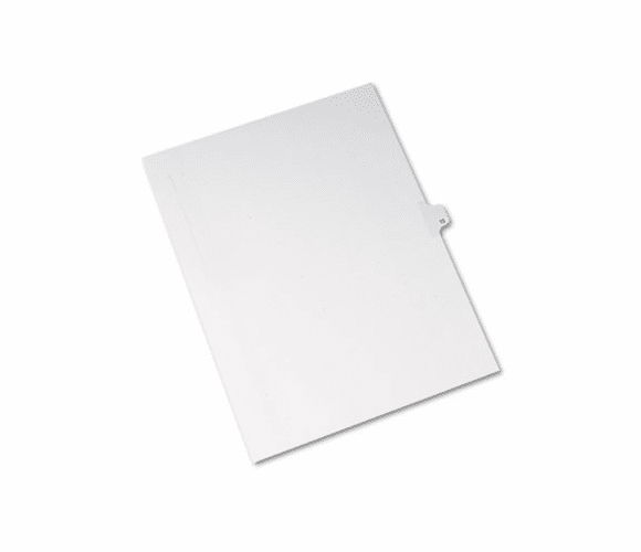 AVE82211 Allstate-Style Legal Side Tab Divider, Title: 13, Letter, White, 25/Pack By AVERY-DENNISON