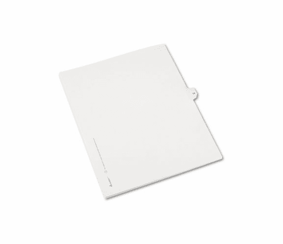 AVE82212 Allstate-Style Legal Side Tab Divider, Title: 14, Letter, White, 25/Pack By AVERY-DENNISON
