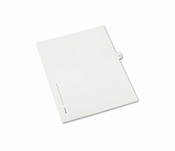 AVE82213 Allstate-Style Legal Side Tab Divider, Title: 15, Letter, White, 25/Pack By AVERY-DENNISON