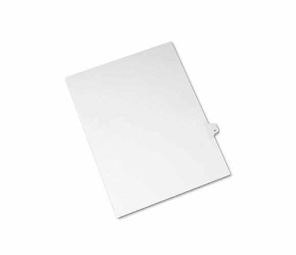 AVE82216 Allstate-Style Legal Side Tab Divider, Title: 18, Letter, White, 25/Pack By AVERY-DENNISON