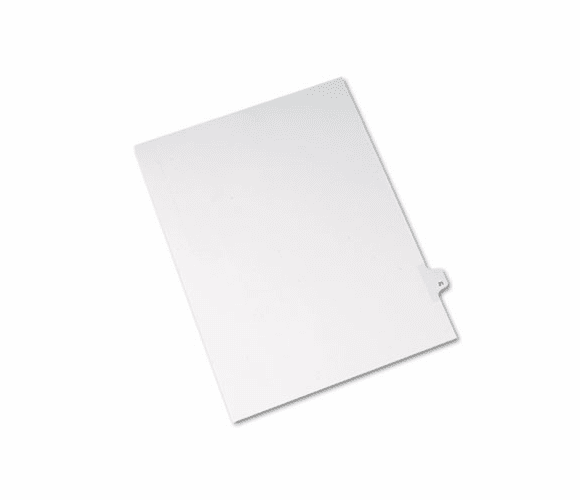 AVE82219 Allstate-Style Legal Side Tab Divider, Title: 21, Letter, White, 25/Pack By AVERY-DENNISON