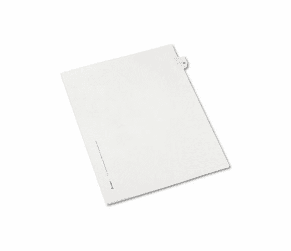 AVE82220 Allstate-Style Legal Side Tab Divider, Title: 22, Letter, White, 25/Pack By AVERY-DENNISON