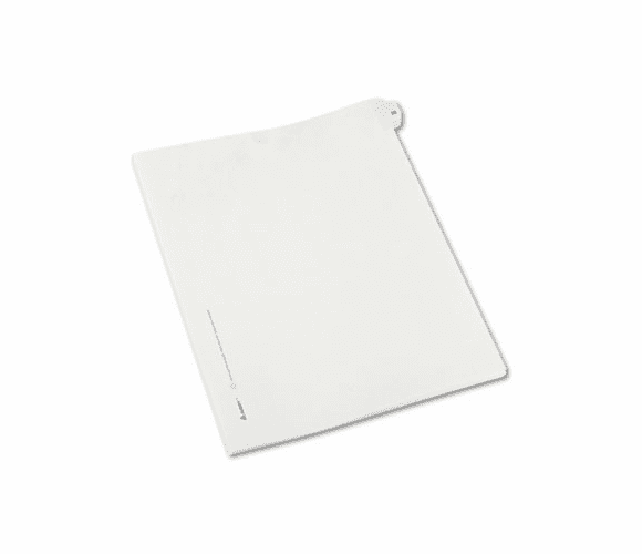 AVE82223 Allstate-Style Legal Side Tab Divider, Title: 25, Letter, White, 25/Pack By AVERY-DENNISON