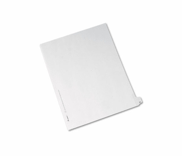 AVE82224 Allstate-Style Legal Side Tab Divider, Title: 26, Letter, White, 25/Pack By AVERY-DENNISON
