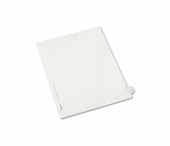 AVE82225 Allstate-Style Legal Side Tab Divider, Title: 27, Letter, White, 25/Pack By AVERY-DENNISON
