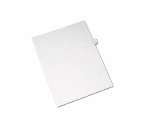 AVE82232 Allstate-Style Legal Side Tab Divider, Title: 34, Letter, White, 25/Pack By AVERY-DENNISON