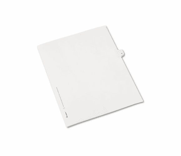 AVE82239 Allstate-Style Legal Side Tab Divider, Title: 41, Letter, White, 25/Pack By AVERY-DENNISON