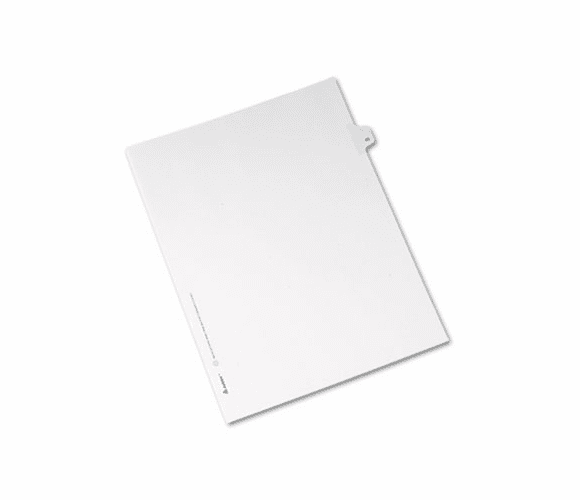 AVE82243 Allstate-Style Legal Side Tab Divider, Title: 45, Letter, White, 25/Pack By AVERY-DENNISON