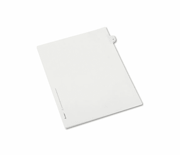 AVE82245 Allstate-Style Legal Side Tab Divider, Title: 47, Letter, White, 25/Pack By AVERY-DENNISON