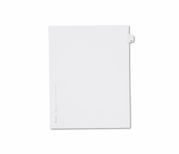 AVE82246 Allstate-Style Legal Side Tab Divider, Title: 48, Letter, White, 25/Pack By AVERY-DENNISON