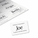 AVE8395 Flexible Self-Adhesive Laser/Inkjet Name Badge Labels, 2-1/3 x 3-3/8, WE, 160/Pk By AVERY-DENNISON