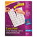 AVE8662 Easy Peel Inkjet Mailing Labels, 1-1/3 x 4, Clear, 350/Pack By AVERY-DENNISON