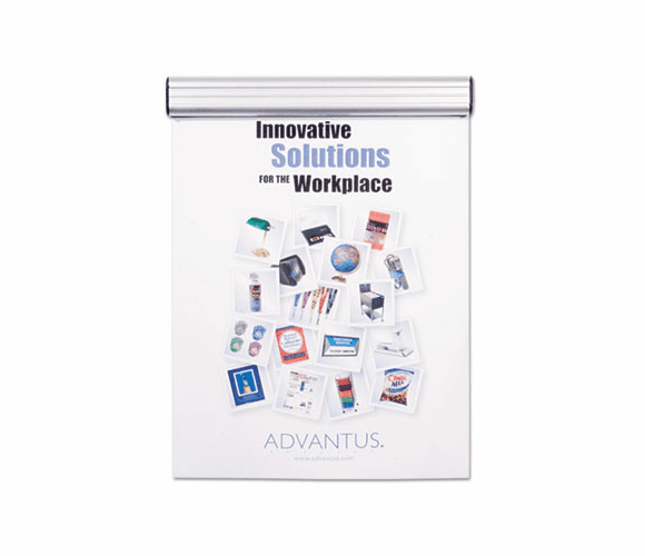 AVT1500 Grip-A-Strip Display Rail, 9 x 1 1/2, Aluminum Finish By ADVANTUS CORPORATION