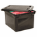 AVT34052 File Tote Storage Box w/Lid , Legal/Letter, Plastic, Black By ADVANTUS CORPORATION