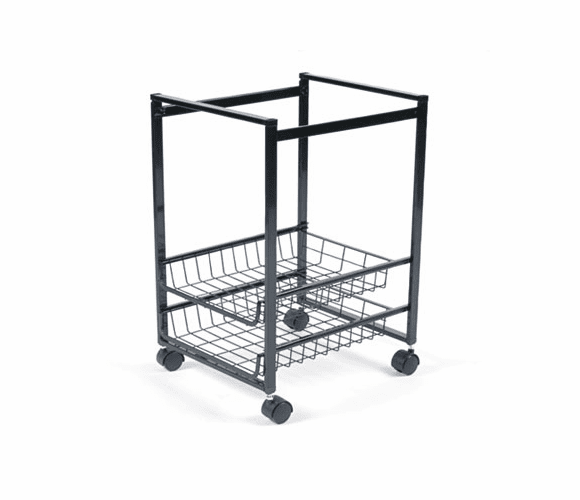 AVT34075 Mobile File Cart w/Sliding Baskets, 15w x 12-7/8d x 20-7/8h, Black By ADVANTUS CORPORATION