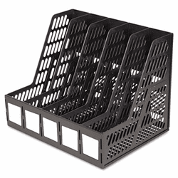 AVT34092 Literature File, Five Slots, Black By ADVANTUS CORPORATION