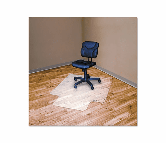 AVT40221 RecyClear Chairmats for Hard Floors, 45 x 53, 25 x 12 Lip, Clear By ADVANTUS CORPORATION