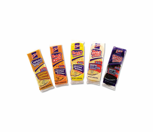 AVT40625 Cookies & Crackers Variety Pack, Cream Filling, 24 Packs By ADVANTUS CORPORATION