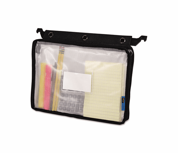 AVT50904 Expanding Zipper Pouch, 8-1/2 x 11, Clear/Black By ADVANTUS CORPORATION
