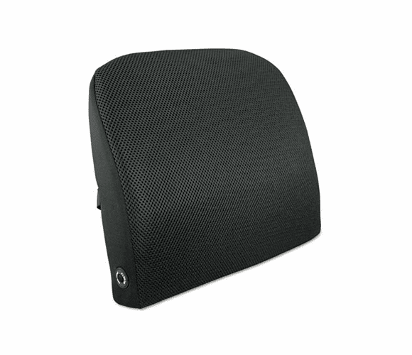 AVT602804MH05 Memory Foam Massage Lumbar Cushion, 12-3/4w x 3-1/2d x 12-1/2h, Black By ADVANTUS CORPORATION