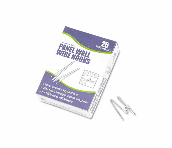 AVT75370 Panel Wall Wire Hooks, Silver, 25 Hooks/Pack By ADVANTUS CORPORATION