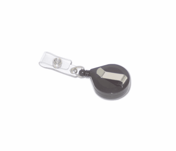 AVT75407 Deluxe Retractable ID Card Reel, 24" Extension, Black, 12/Box By ADVANTUS CORPORATION