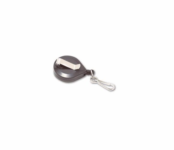 AVT75408 Deluxe Retractable ID Card Reel, 24" Extension, Black, 12/Box By ADVANTUS CORPORATION