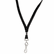 AVT75424 Deluxe Lanyards, J-Hook Style, 36" Long, Black, 24/Box By ADVANTUS CORPORATION