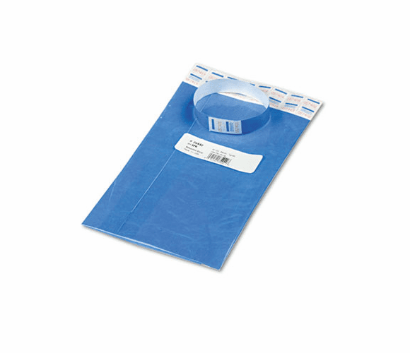 AVT75442 Crowd Management Wristbands, Sequentially Numbered, Blue, 100/Pack By ADVANTUS CORPORATION