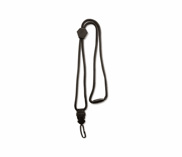 AVT75480 Executive Braided Lanyard, Swivel J-Hook Style, 36" Long, Black By ADVANTUS CORPORATION