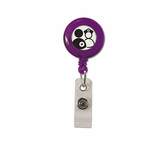 AVT75566 Medical Card Reels, 30" Extension, Assorted, 12/Pack By ADVANTUS CORPORATION