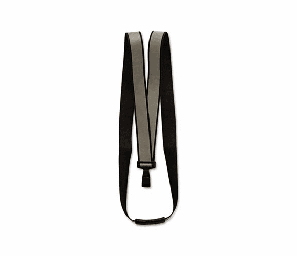 AVT75576 Recycled Breakaway Lanyard, J-Hook Style, 36" Long, Black, 10/Box By ADVANTUS CORPORATION