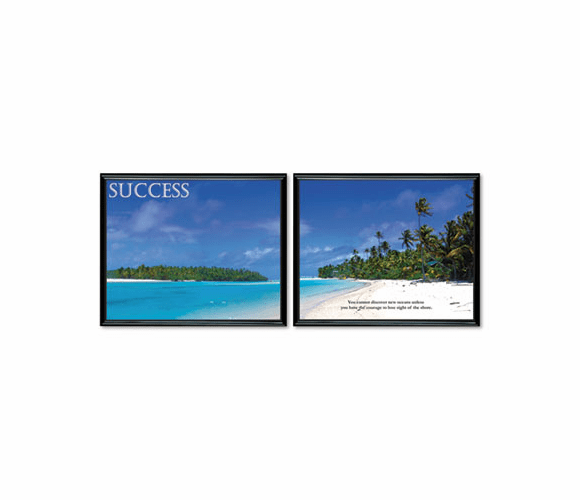 AVT78166 "Success" Framed Motivational Print, 30 x 24, 2/Set By ADVANTUS CORPORATION