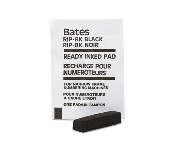AVT9808196 Ready-Inked Pad for Multiple/Lever Movement Numbering Machine, Black By ACCO BRANDS, INC.
